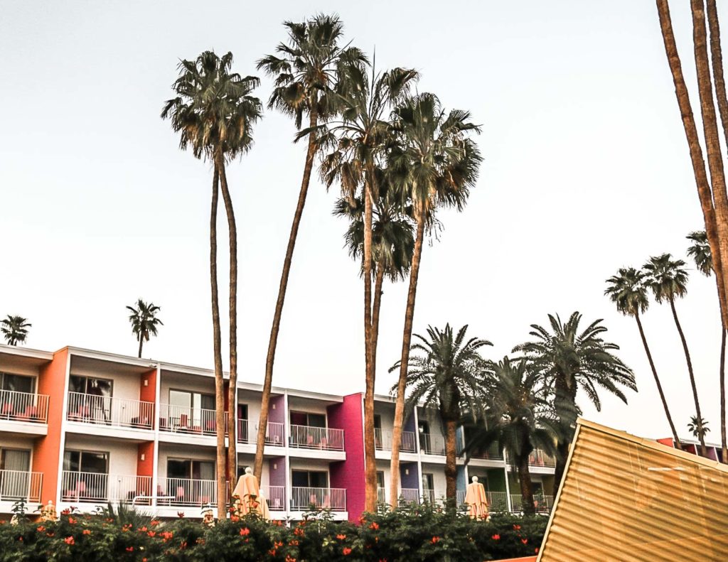 Sunset at the Saguaro Hotel.
