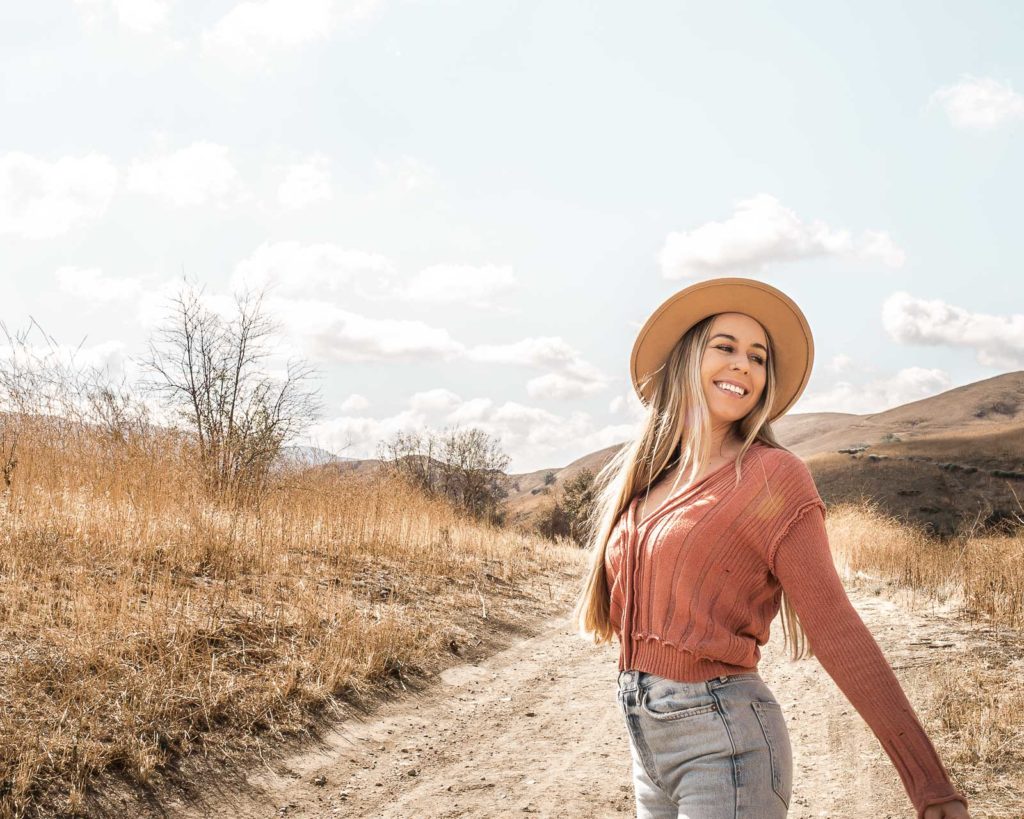 Wanderfully Rylie on a solo travel adventure in Chino Hills, California.
