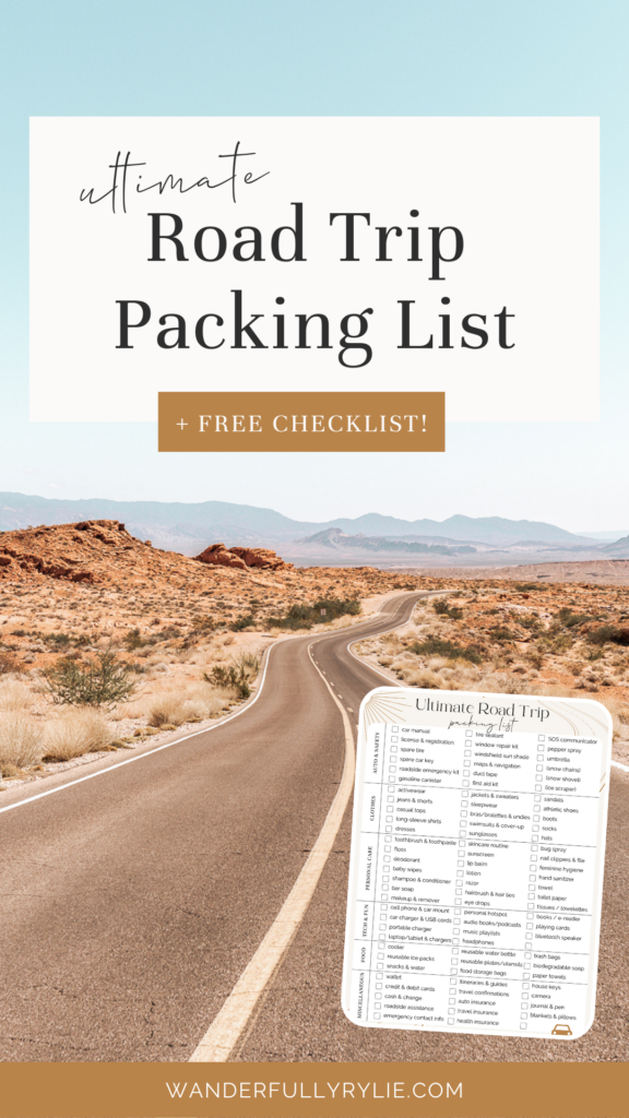 Ultimate Road Trip Packing List: All the Essentials You'll Need (+ Free ...